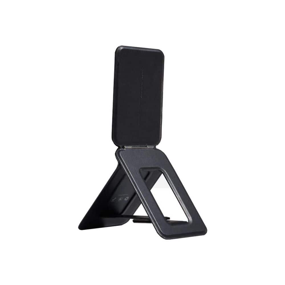 Phone Tripod Stand Compatible with iPhone Series Angle Adjustment Magnets Vegan Leather Invisible Selfie Stick Jet Black price history on PriceWatchPro
