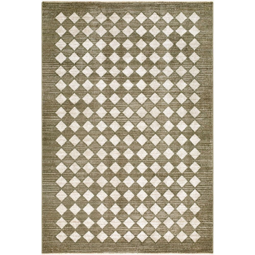 5 ft. x 8 ft., Green Checkered Galey Alix Myrtle Avenue V Vintage Checkerboard Area Rug price history on PriceWatchPro