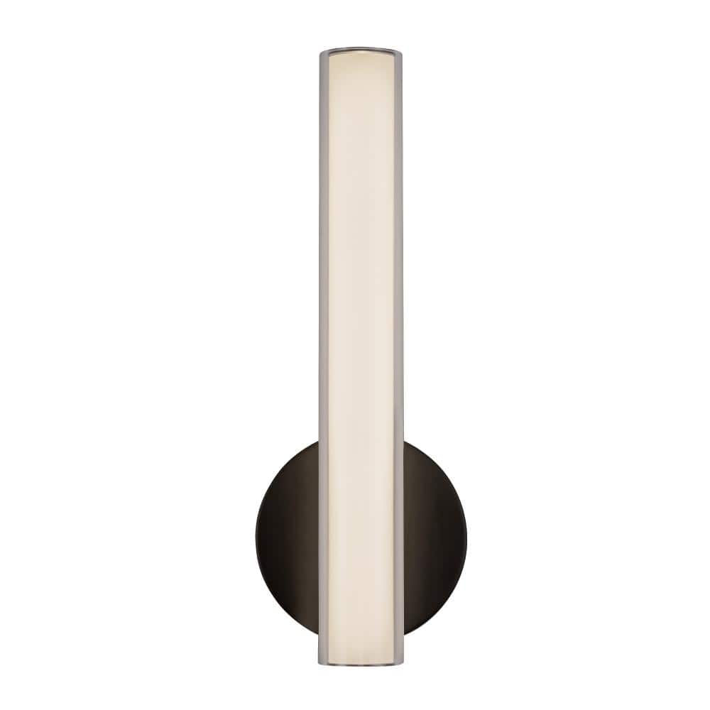 Tole 14-in Black dimmable LED Wall/Vanity Light price history on PriceWatchPro