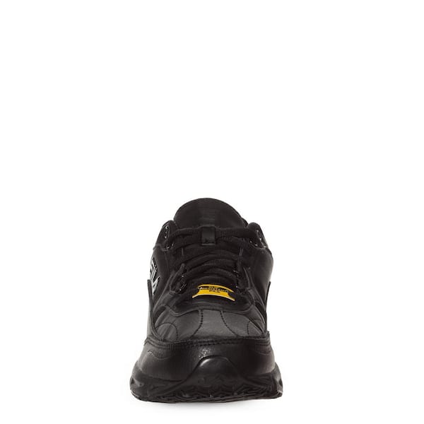 Fila Women's Memory Workshift Slip Resistant Athletic Shoes - Soft Toe - BLACK Size 7.5(W)