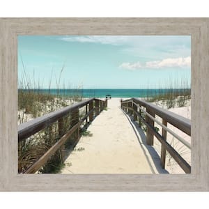 "Welcome To Paradise" By Nan Framed Print Nature Wall Art 28 in. x 34 in.