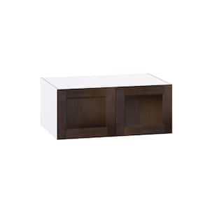 Georgetown 36 in. W x 24 in. D x 15 in. H Assembled Wall Bridge Kitchen Cabinet in Chestnut