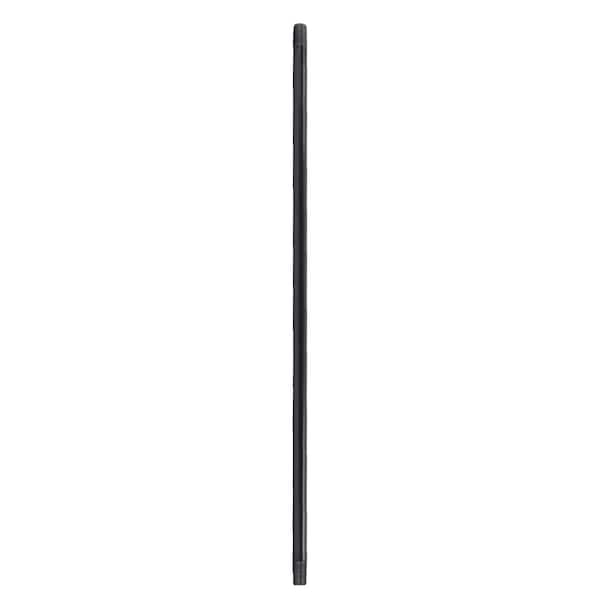 STZ 1 in. x 4 ft. Black Steel Sch. 40 Cut Pipe