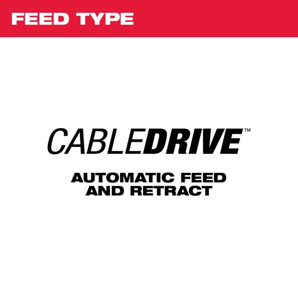 Milwaukee M18 FUEL 18-Volt Lithium-Iron Cordless Plumbing Drain Snake Auger  Kit with w/ CABLE DRIVE & 5/16 in. x 35 ft. Cable 2772A-21 - The Home Depot