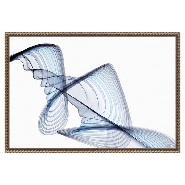 Amanti Art Fickle II by Irena Orlov 1 Piece Floater Frame Canvas Giclee Abstract Art Print 16 in. x 23 in.