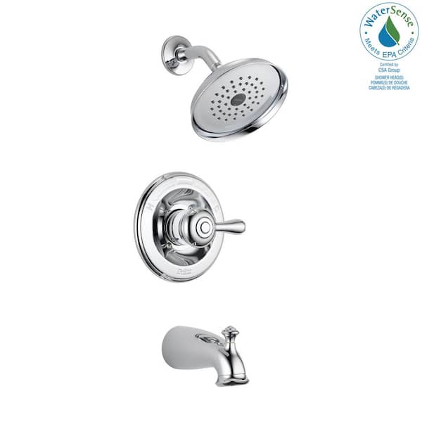Leland 1-Handle Tub and Shower Faucet in Chrome (Valve Included) Leland 1-Handle Tub and Shower Faucet in Chrome (Valve Included)