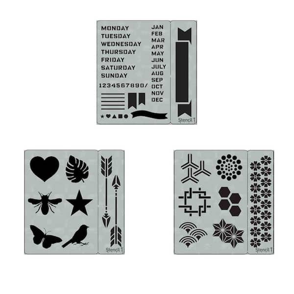 Journal Stencils 3-Pack