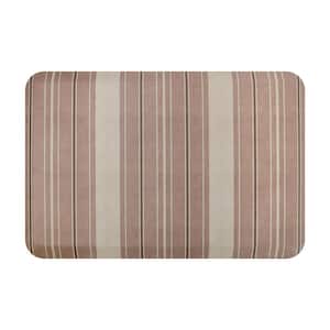 Sole Comfort Ticking Stripes 22 in. x 32 in. Pink Anti-Fatigue Comfort Mat