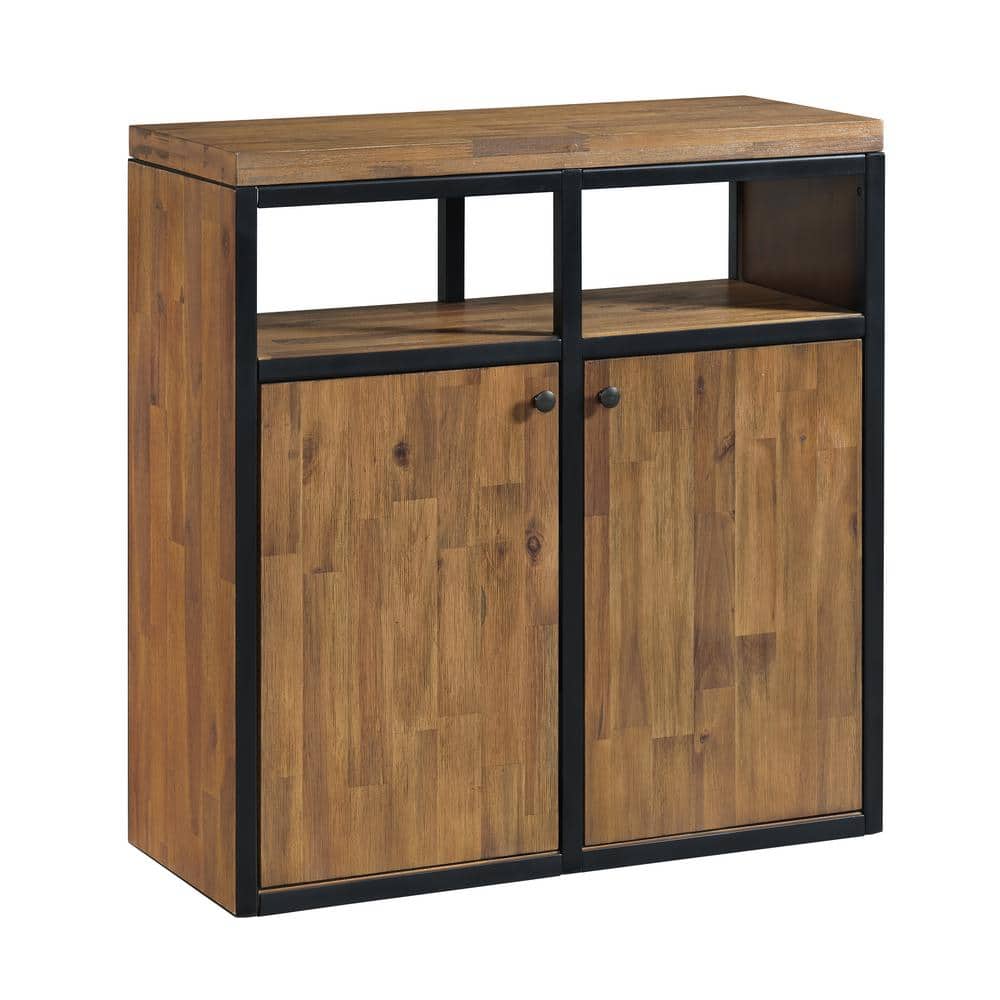 Alaterre Furniture Lloyd Natural 31 in W Shoe Storage Cabinet -  ANLO0333
