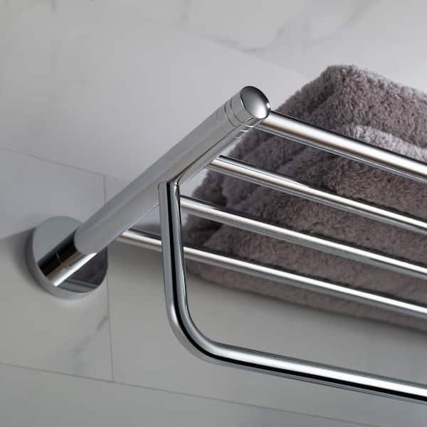 KRAUS Elie Glass Bathroom Corner Shower Shelf with Rail in Brushed Gold -  Yahoo Shopping