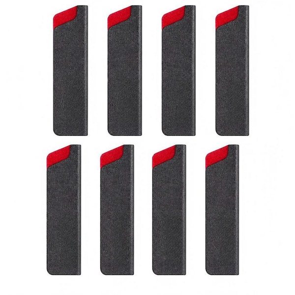 8-Piece Universal Blade Covers, Steak Knife Edge Guards Set for Kitchen