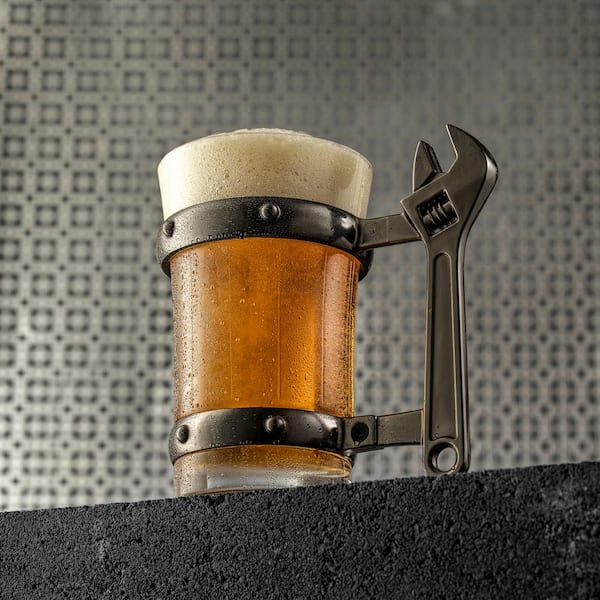 Forge Leather Beer Holder + Bottle Opener