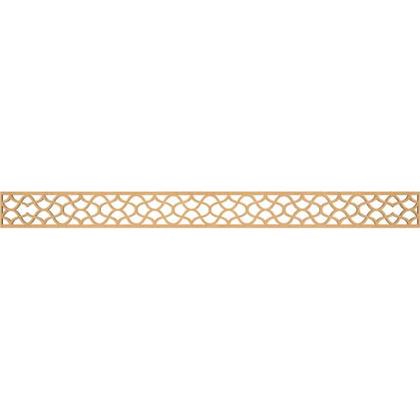 Resort Fretwork 0.375 in. D x 46.375 in. W x 4 in. L MDF Wood Panel Moulding