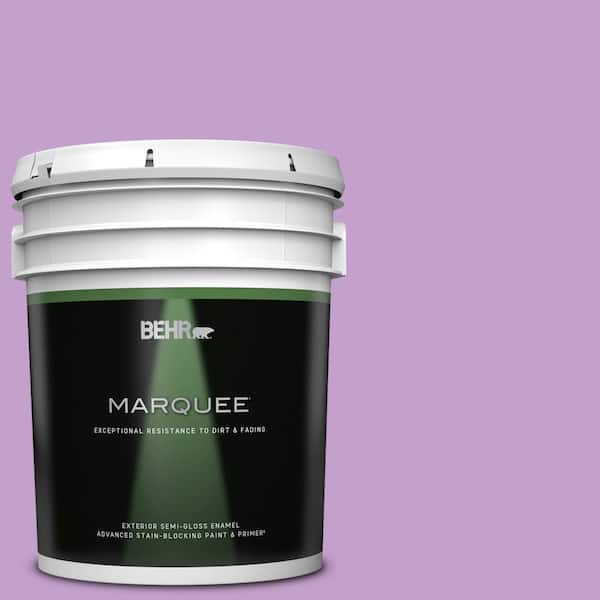 BEHR MARQUEE 5 gal. #P100-4 Lovers Knot Semi-Gloss Enamel Exterior Paint & Primer