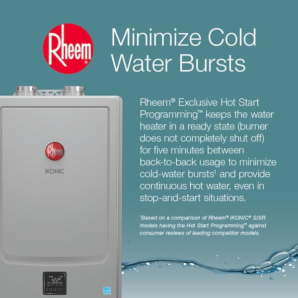 Rheem IKONIC GPM Super High Efficiency Indoor or Outdoor