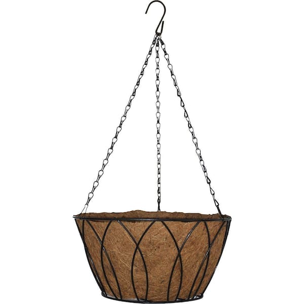Pride Garden Products 14 in. Devon Bucket Hanging Basket