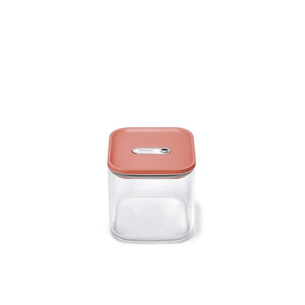 2.5 qt. Perracotta Glass Medium Container