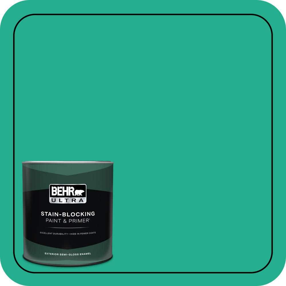 1 qt. #480B-5 Mermaid Song Semi-Gloss Enamel Exterior Paint & Primer price history on PriceWatchPro