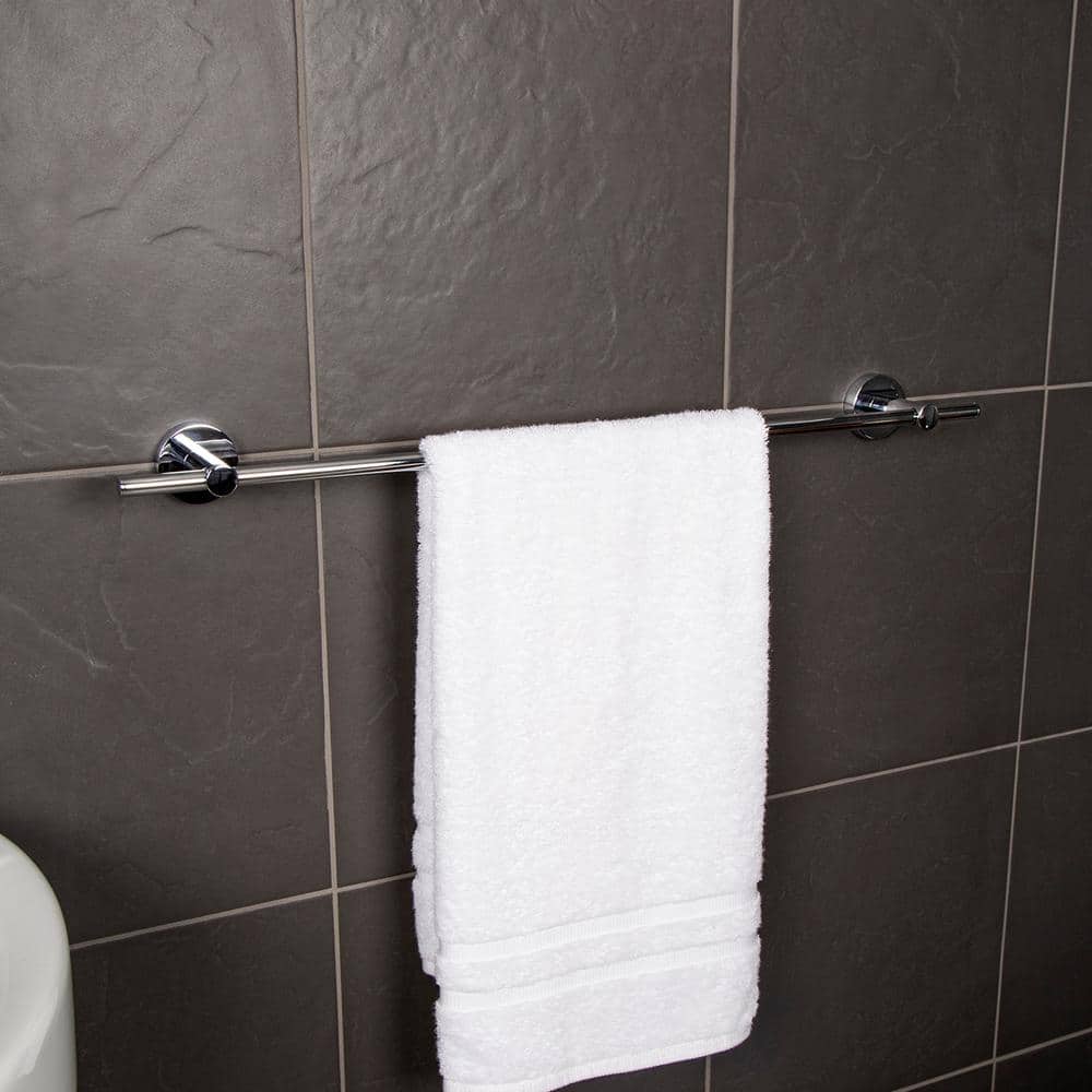 Chrome Wall Mounted 27.8" Towel Bar