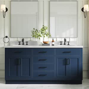 Hepburn 72 in. W x 21.5 in. D x 34.5 in. H Bath Vanity Cabinet without Top in Midnight Blue