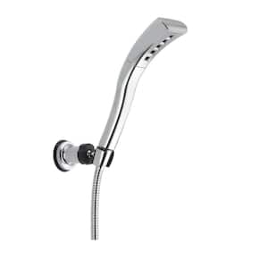 1-Spray Patterns 1.75 GPM 2.34 in. Wall Mount Handheld Shower Head with H2Okinetic in Chrome