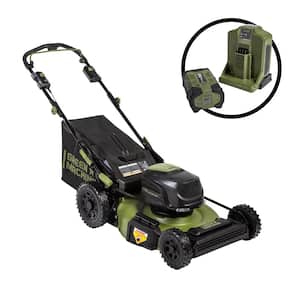 62V Brushless 22 in. Electric Cordless Battery Self- Propelled Lawn Mower with 2 4.0 Ah Batteries and Charger