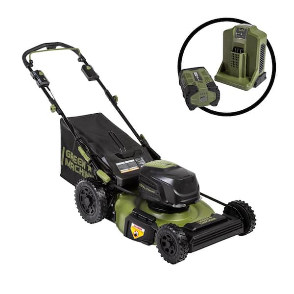 Green Machine 62V Brushless 22 in. Electric Cordless Battery Self