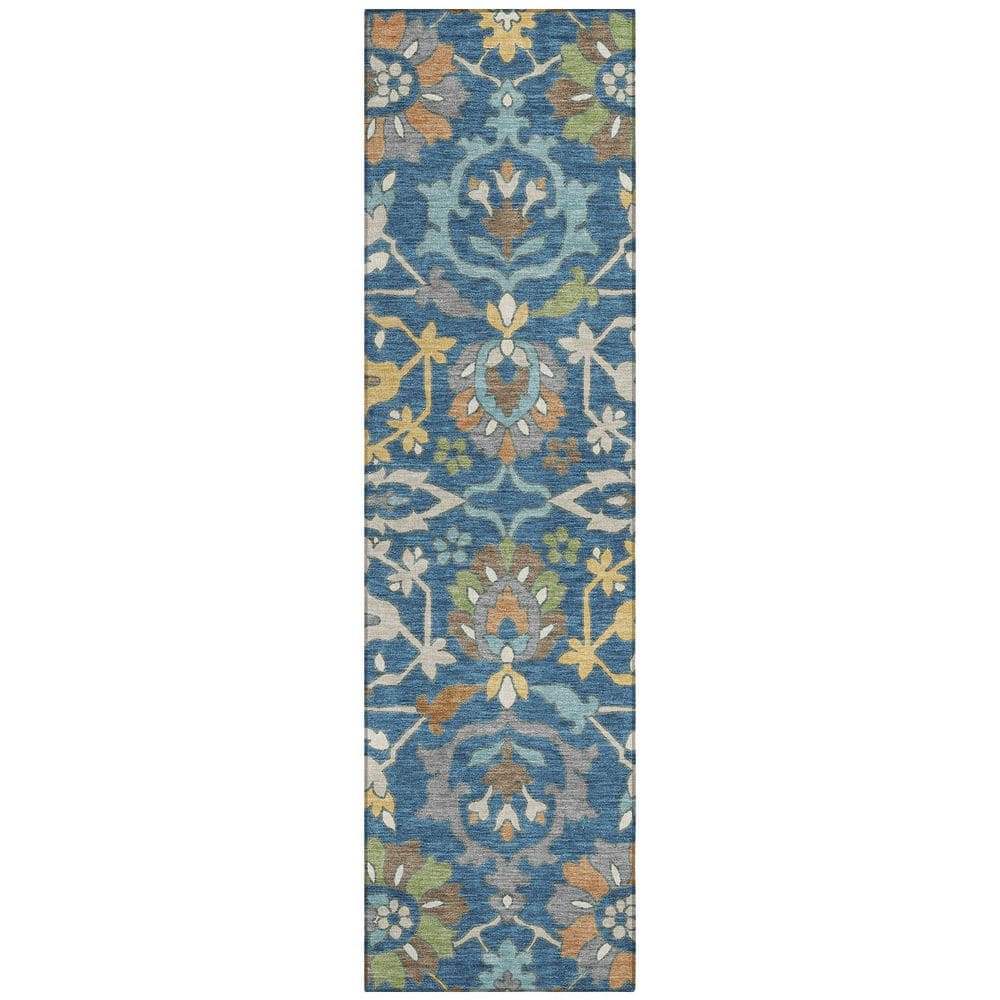 Chantille Machine Washable Indoor/Outdoor Abstract ACN2587 Blue 2 ft. x 7 ft. Runner Rug price history on PriceWatchPro