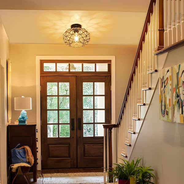 Foyer lighting 2024 low ceiling