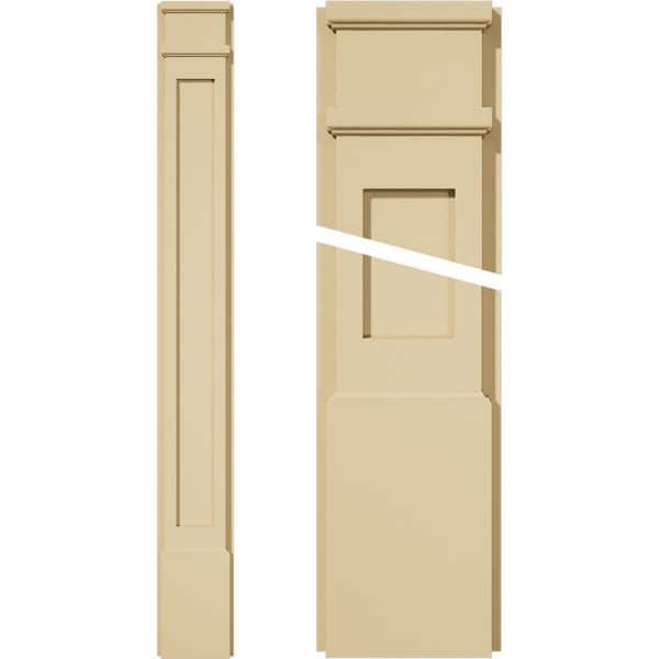 Ekena Millwork 2 in. D x 7 in. W x 60 in. L Primed Polyurethane Pilaster 1- Pack