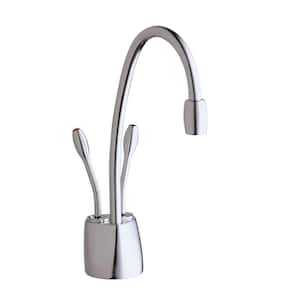 Indulge Contemporary Series 2-Handle 8.4 in. Faucet for Instant Hot and Cold Water Dispenser in Chrome