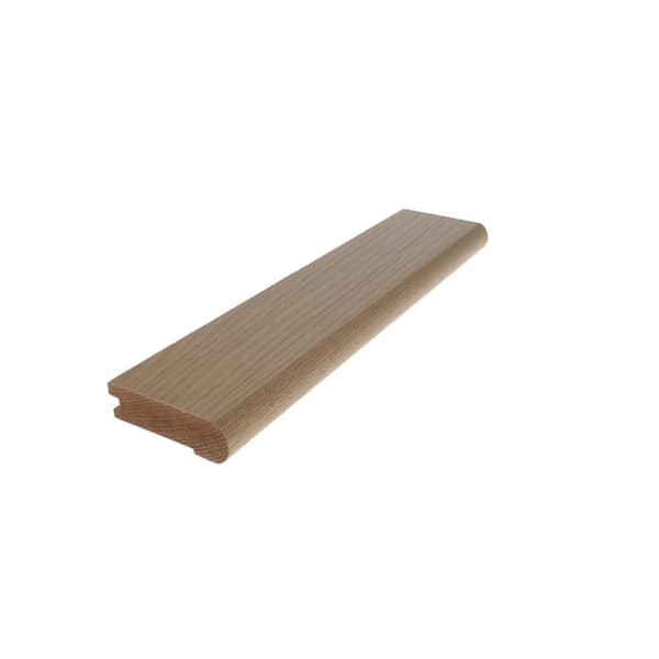ROPPE Hardwood Trim Stair Nose Color Mithril .75 in Thick x .75 in Wide x 78 in Length