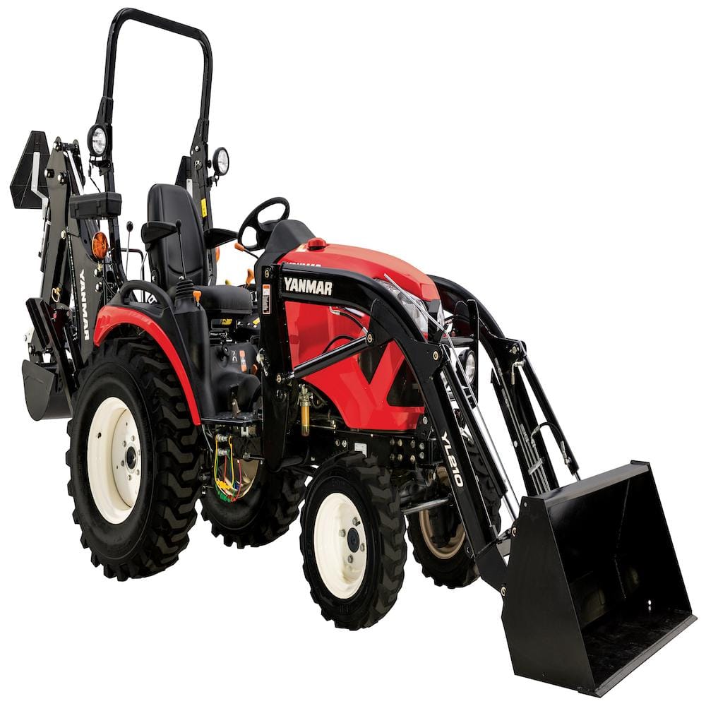 6' Dig Depth Micro Backhoe w/ Box Scraper Rental