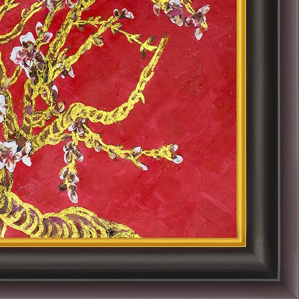 La outlets Pastiche VG2326-FR-939524X36 Framed Oil Painting Almond Tree in Blossom, Ruby