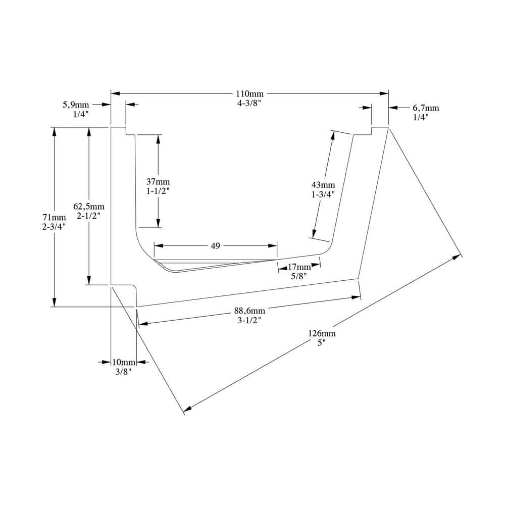 Primed White Polyurethane Crown Moulding for Indirect Lighting