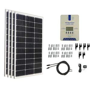400-Watt Monocrystalline Solar Panel with TrakMax MPPT 40 Amp Charge Controller Plus Wireless Communication Kit