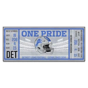 NFL - Detroit Lions 30 in. x 72 in. Indoor Ticket Runner Rug