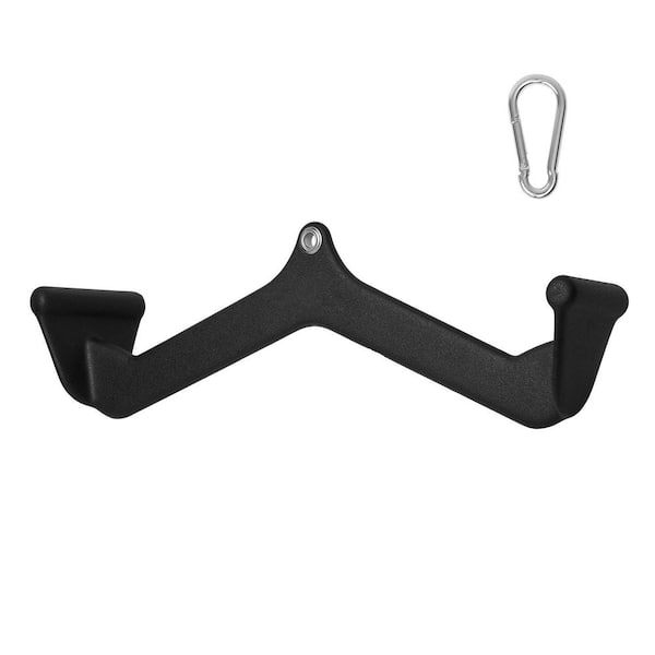 SKYSHALO LAT Pulldown Attachment, Cable Machine Rowing V-bar Attachment, Bicep Curl Tricep Lat Pulldown Bar for Home Gym Fitness