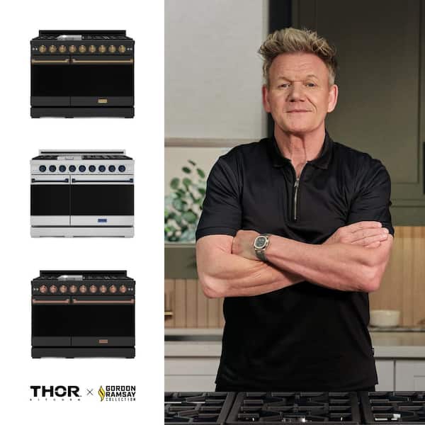 Thor Kitchen Gordon Ramsay Series 48 in. 6-Burners Freestanding