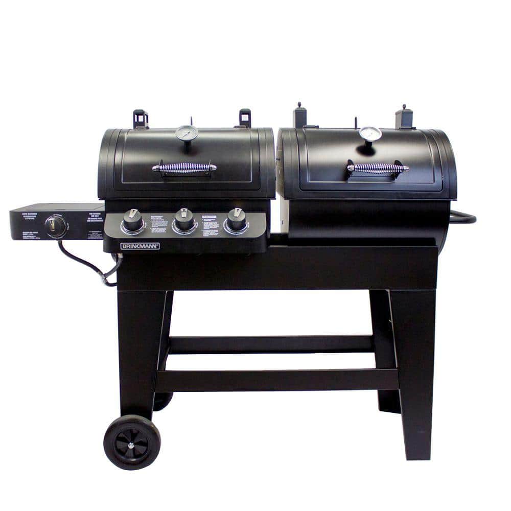 Brinkmann 3-Burner Dual Function Gas/Charcoal Grill 810-6340-S