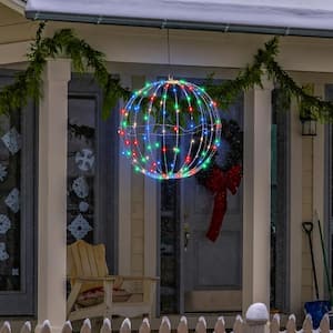 Jusdreen 16 Halloween Wreath Ball Ornaments Shatterproof Front Door Window Hanging Christmas Decorations Balls