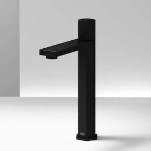 Nova Single Handle Single-Hole Bathroom Vessel Faucet in Matte Black