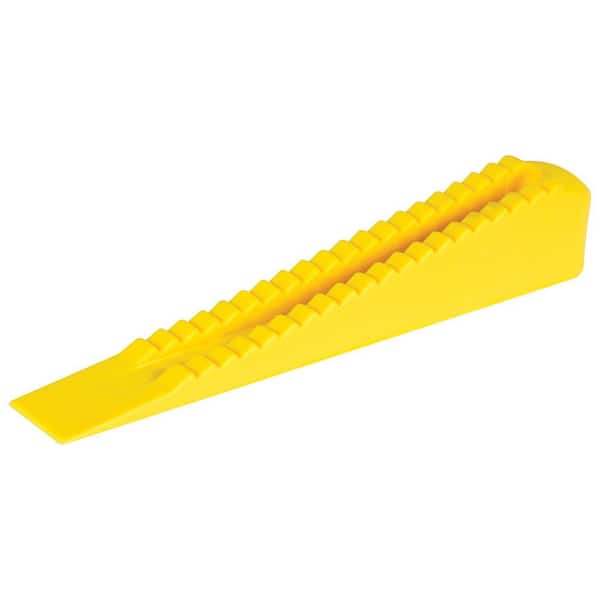 LASH Yellow 0.3 in. W Polymer Wedge, Part B of 2-Part Tile Leveling System 500-Pack