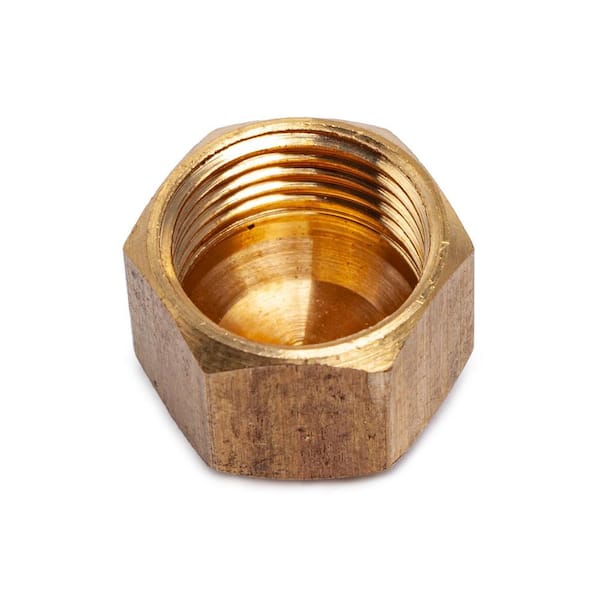 LTWFITTING 5/16 in. Brass Compression Cap Fitting (10-Pack