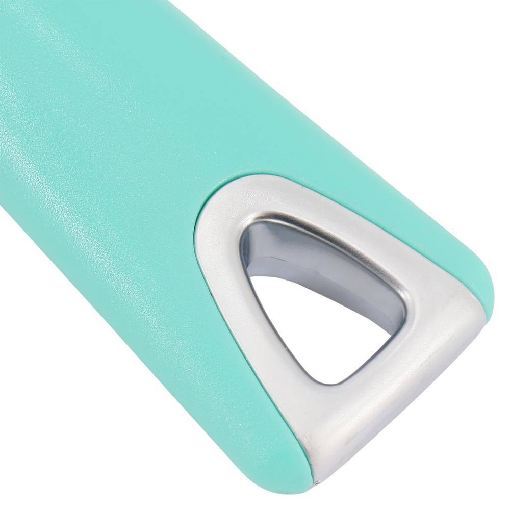 Teal Plastic Handle Stainless Steel Potato Masher