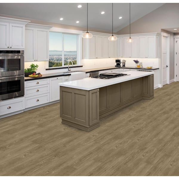 Tivoli II Hazel Ash Self Adhesive Vinyl Floor Planks - 10 Planks/15 sq. ft.