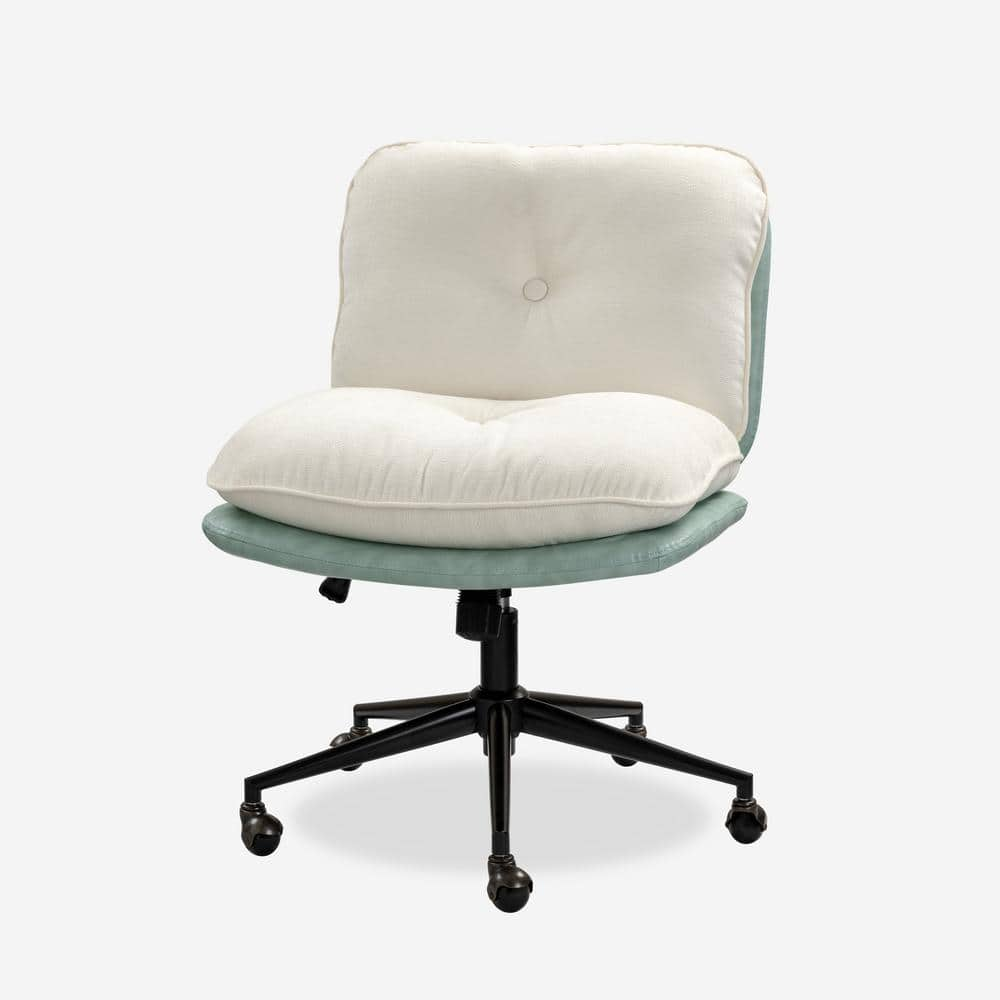 JAYDEN CREATION Kimberly Sage Polyster Mid Century Modern Task Chair with  Metal Legs OFRQ0884-SGE - The Home Depot