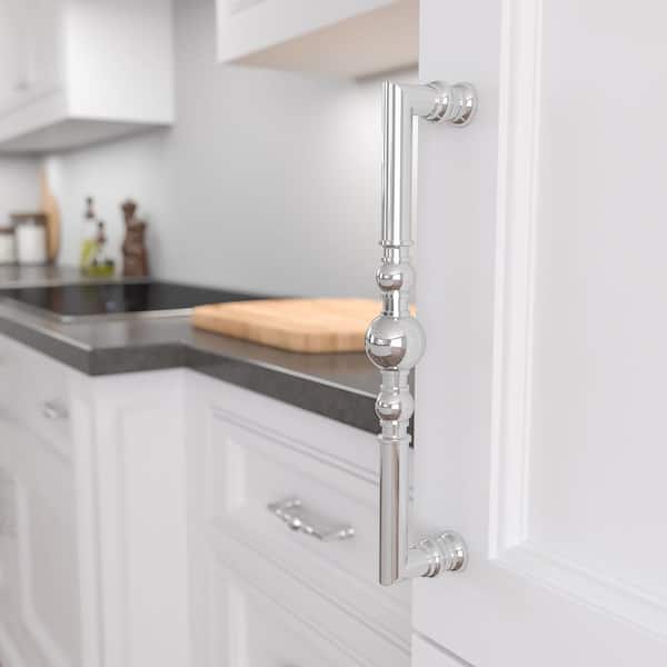 Firenze Collection 12-5/8 in. (320 mm) Classic Chrome Round Cabinet Bar Pull