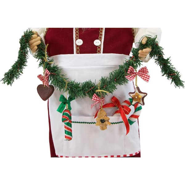 CHRISTMAS GARLAND WINTER CLOTHES ON CLOTHESLINE CHRISTMAS ACCENTS 52" LONG 