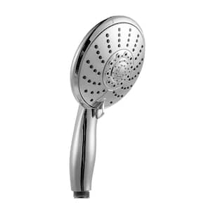 5-Spray Patterns with1.8 GPM 5 in. Wall Mounted Pressure Balancing Dual Shower Heads in Brushed Nickel